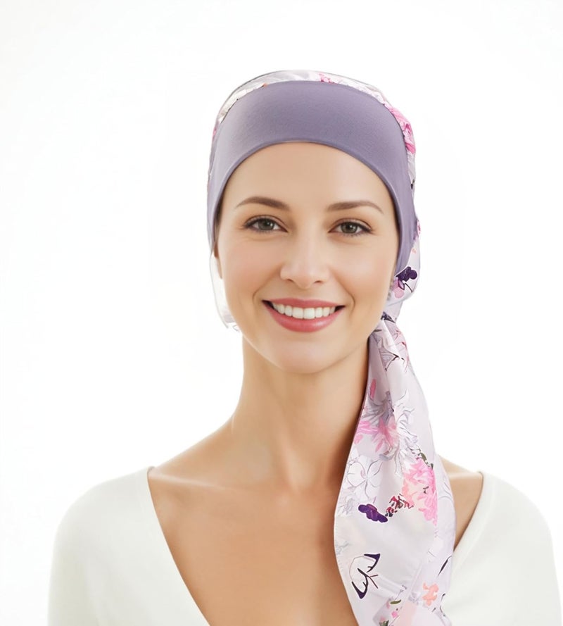 Belleshow Chemo Headwear Turbans for Women, Cancer Head Scarf, Headwear Coverings Caps, Head Wraps for Cancer Patients - Image 2